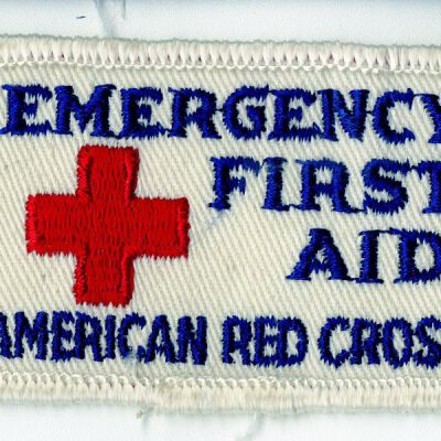 Emergency First Aid/Red Cross Patch