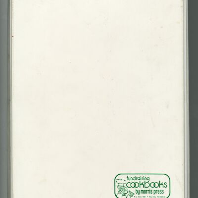 Back of cookbook.