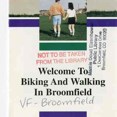 Brochure about Biking and Walking in Broomfield