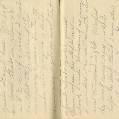 -Scanned as 300dpi jpeg by Tom Peyton as an access copy, 08/11/2015.  Pages cropped around edges by Tom Peyton, 08/24/2015.  File originally named, "2015.18.3 page 6-7 300 dpi c."  The object ID has since been changed from 2015.18.3 to 2015.18.2.
-File renamed and uploaded to PastPerfect by Kevin Smith,08/09/2016
