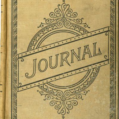 Front Cover, Burial Records Journal, Access Copy: Origsize: 7.5" x 12"; Origformat: Book; Resolution: 300dpi