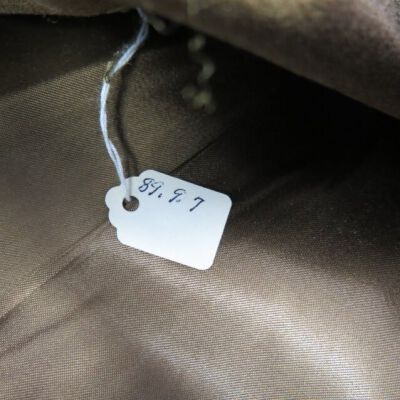 Number inside overcoat.: Origsize: 19" (w) x 35" (l); Origformat: Artifact