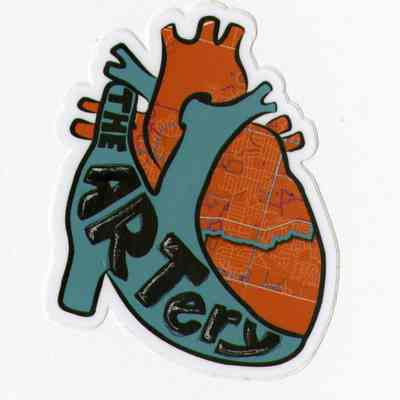 Broomfield "The ARTery" Sticker