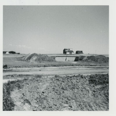 Dirt Road and Broomfield Depot Basement /Foundation at Relocation Site