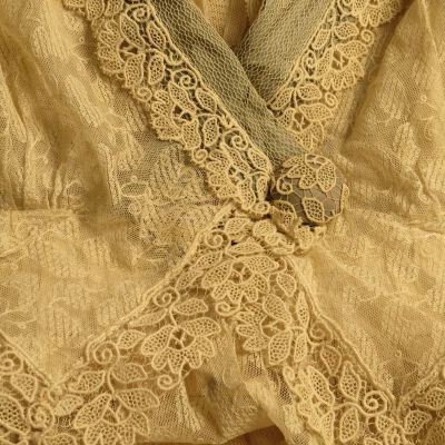 Lace Dress w/ Sage Green Accents