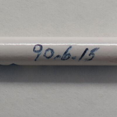 Number detail: Origsize: 7.5"(L); Origformat: Artifact
