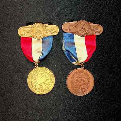 2 Medals: Prince Hall Masonry's Fourteenth Annual Communication of the Washington Grand Lodge (1917)