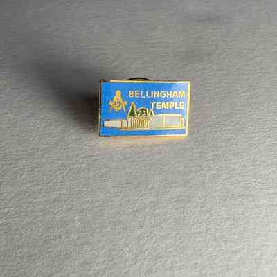 Pin: Shriner. "Bellingham Temple" Donated by PGM James O. Wood (c.1999)