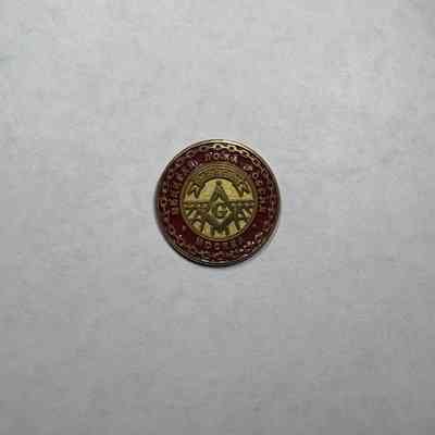 Pin: "Mockba" In Russian. Presumably the Grand Lodge of Moscow. Collected by PGM Sam Roberts (c.2015)
