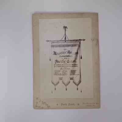Photograph: Banner for The Masonic Veteran Association of the Pacific Coast (1848)
