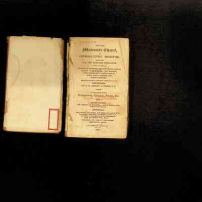 Book: The True Masonic Chart, or Hieroglyphic Monitor by R. W. Jeremy L. Cross (1826)