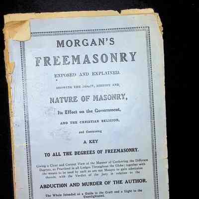 Book: Morgan's Freemasonry