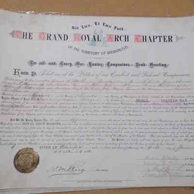 41 Royal Arch Charters (1886-1995)