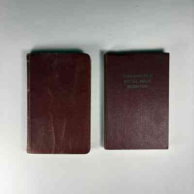 2 Monitors: Red. Two Washington Royal Arch Monitors belonging to Past Grand Master Harold L. Tucker, Jr. (20th Century)