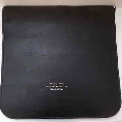 Apron Case: James O. Wood, "Past Grand Master, Washington"