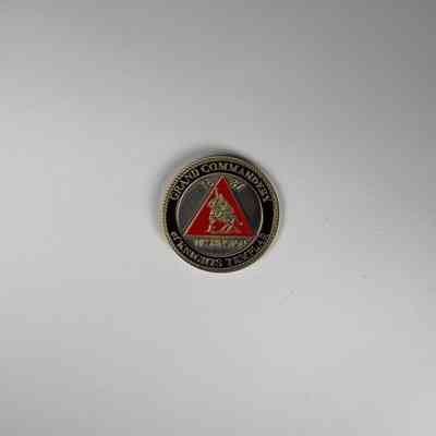 Coin:Knights Templar of Washington 125th Anniversary Celebration. Belonged to PGM James O. Wood