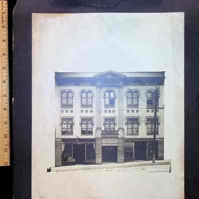 Photograph: On matboard. Tacoma Masonic Temple (1908)