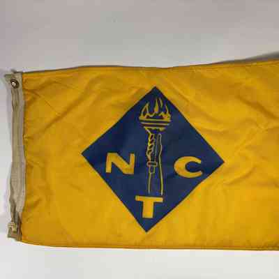 Flag: National Camping Travelers. Yellow with Blue. (c. 2000)