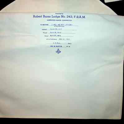 James Henry Larson Apron