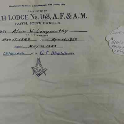 Alan W. Langworthy Apron