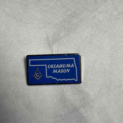 Pin: Oklahoma Grand Lodge. Presumably collected by PGM Sam Roberts during his year as Grand Master.