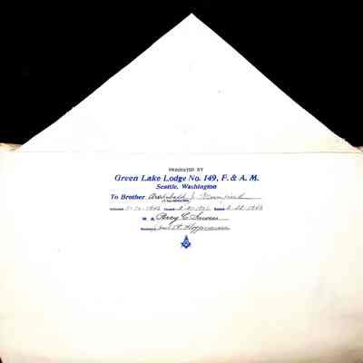 Archibald John Merrifield Apron