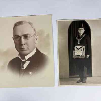 2 Photographs: Of PGM George Lawler (1917-1918)