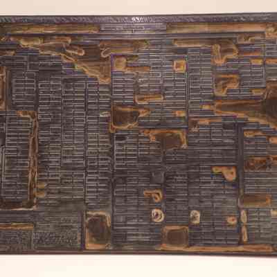 Printers Plate: record of sponsorship under the grand lodge of Washington, c. 1950