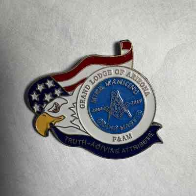 Pin: "Grand Lodge of Arizona." Collected by PGM Sam Roberts (2015)