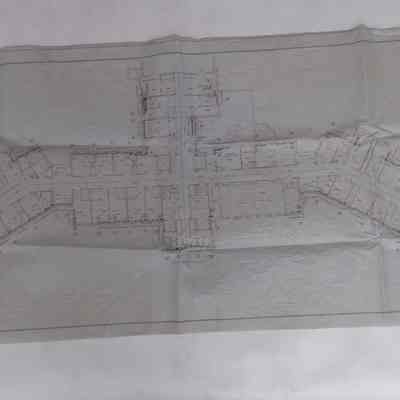2 Architectural Plans: Original Building Plans of Masonic Retirement Center 1st and 2nd Floors (1925)