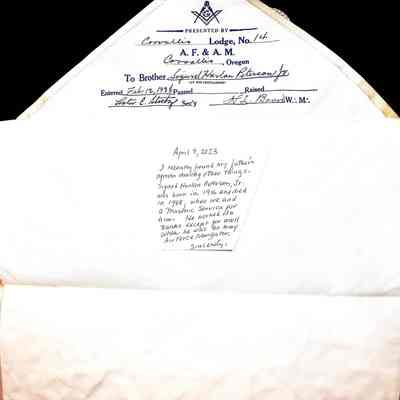 Sigurd Harlan Peterson Jr. Apron