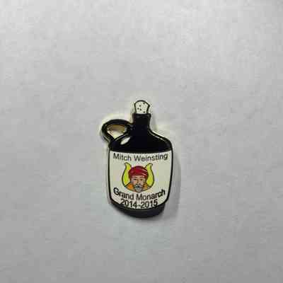 Pin and paper card: "Mitch Weinsting: Grand Monarch 2014-2015" Collected by PGM Sam Roberts (c. 2015)