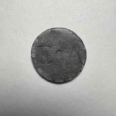 Token: Hop Picker's token. Elias Ashmole. c. 1650