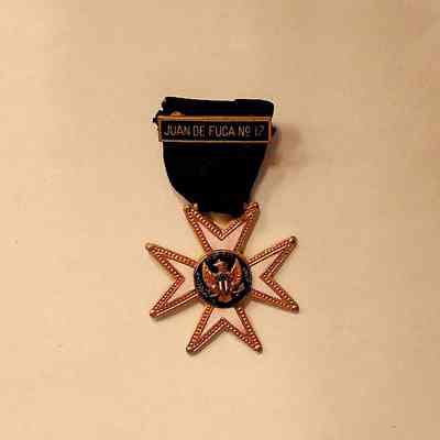 Medallion: Knights Templar, Juan De Fuca No. 17