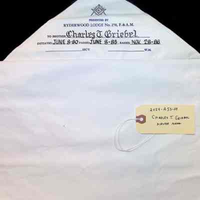 Charles T. Griebel Apron