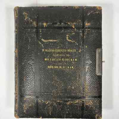 Bible: Given to Royal A. Gove Lodge No. 230 by Clover Lodge No. 91. (c. 1920)