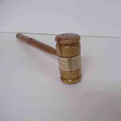 Gavel: PGM William Miller "Deputy of the supreme council Orient of Washington" 33 degree (1993)