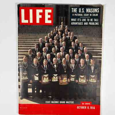 Magazine: Time Magazine Issue. "The U.S. Masons: A Pictoral Essay in Color" (1956)