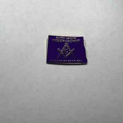 Pin: "North Dakota Freemasonry: We Band of Brothers" Collected by PGM Sam Roberts (c. 2015)