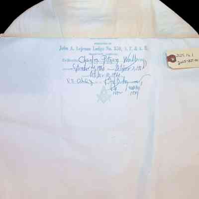 Charles Putnam Woodburg Apron
