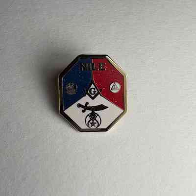 Pin: Nile Shrine. Donated by PGM James O. Wood (c.1999)