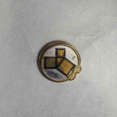 Pin: Grand Lodge of Texas. Presumably collected by PGM Sam Roberts during his year as Grand Master.