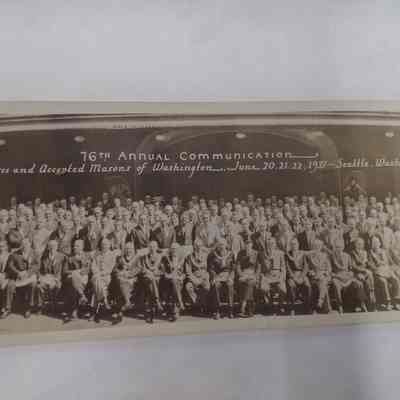 Panorama: 76th Annual Communication GL of WA (1933)