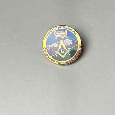 Pin: Grand Lodge of Colorado. Donated by PGM James O. Wood (2005)