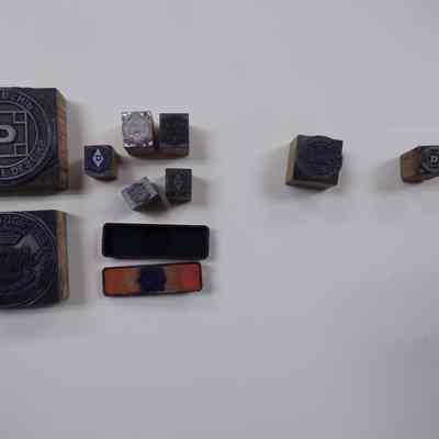 10 Seal Stamps: DESOMS, three different types