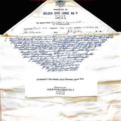 Archibald V. Merrifield Apron