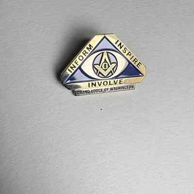 Pin: Grandmaster's pin given out by Grand Master Gale H. Kenney. Donated by PGM James O. Wood (2009).