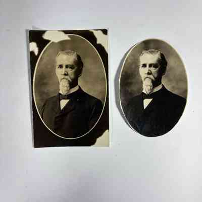 2 Photographs: Two photographs of Thomas Milburne Reed, Past Grand Secretary and Past Grand Master. c. 1900
