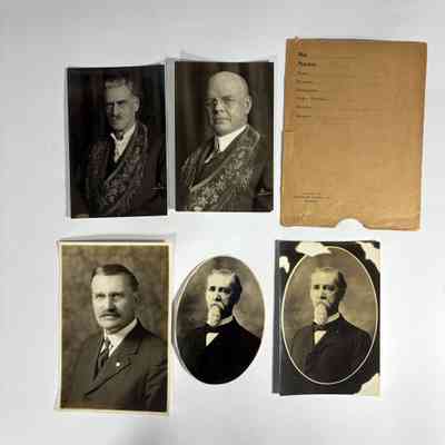 Cache of 5 photographs found together in a box in offsite storage