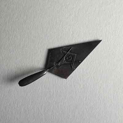 Trowel: Commemorative Trowel. 50th Annual Communication of Grand Lodge (1907)